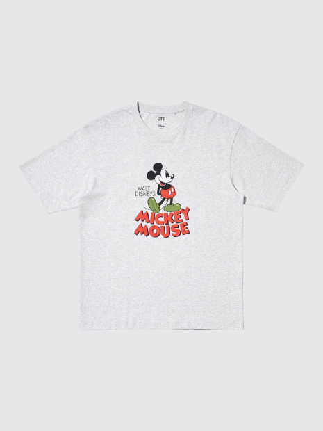 Футболка UNIQLO Disney's Mickey Mouse 1159863200 (Серый XXL)