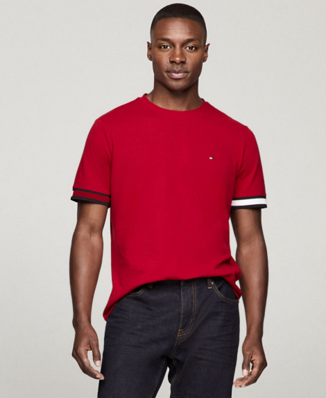 Чоловічі футболки Tommy Hilfiger 1159863482 (Червоний M)