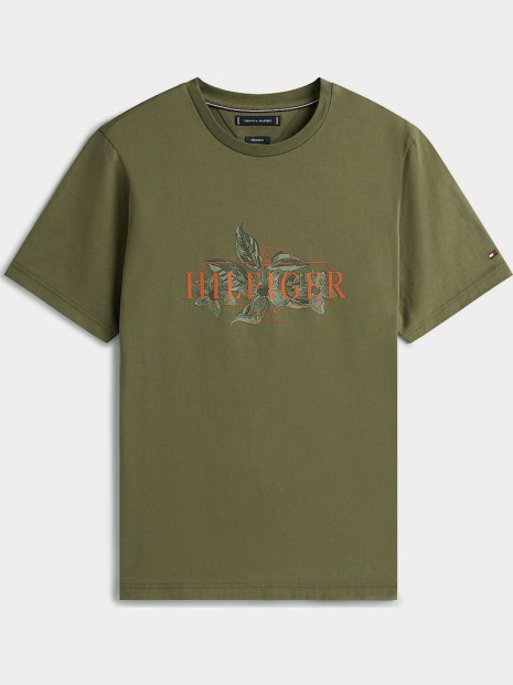 Мужская футболка Tommy Hilfiger 1159863600 (Зеленый XXL)