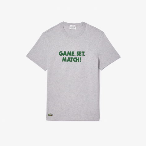 Футболка Lacoste с логотипом 1159863649 (Серый XXL)