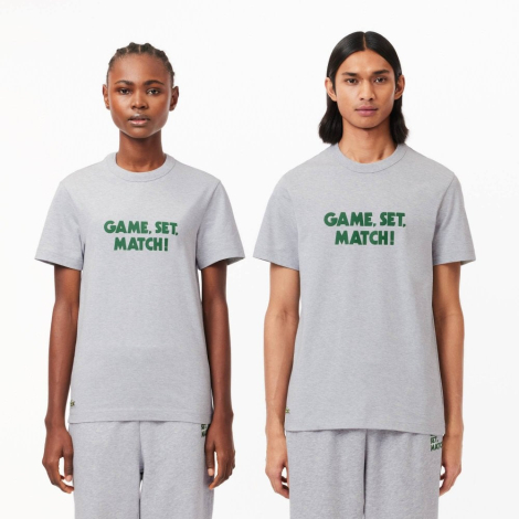 Футболка Lacoste с логотипом 1159863649 (Серый XXL)