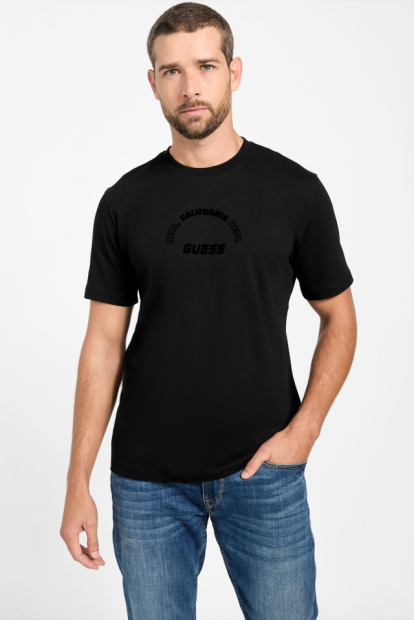Мужская футболка Guess с принтом 1159863827 (Черный XL)