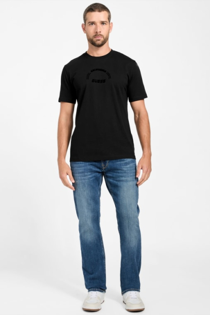 Мужская футболка Guess с принтом 1159863827 (Черный XL)
