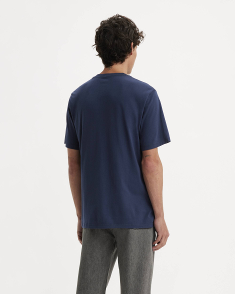 Мужская футболка Levi's с пуговицами 1159864019 (Синий XXL)