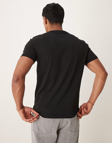 Мужская футболка Calvin Klein с логотипом 1159864341 (Черный XL)