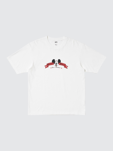 Футболка UNIQLO Disney's Mickey Mouse 1159864403 (Белый 3XL)