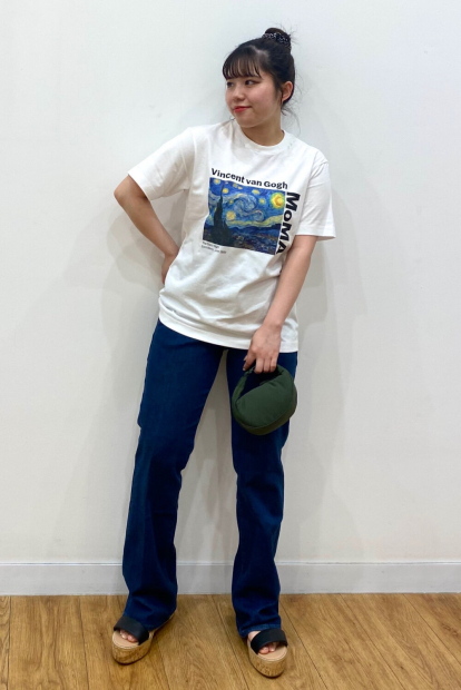 Футболка MoMA Art Vincent van Gogh UNIQLO с принтом 1159864468 (Белый M)