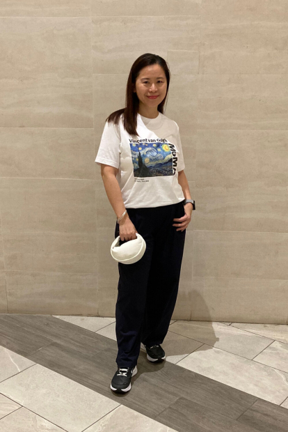 Футболка MoMA Art Vincent van Gogh UNIQLO с принтом 1159864468 (Белый M)
