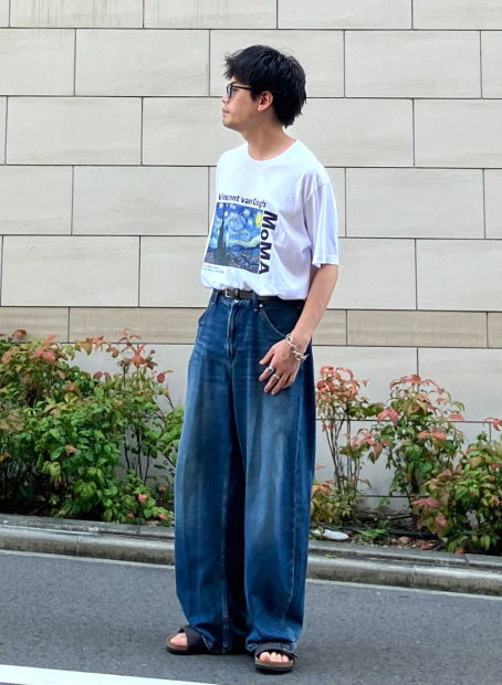 Футболка MoMA Art Vincent van Gogh UNIQLO с принтом 1159864468 (Белый M)