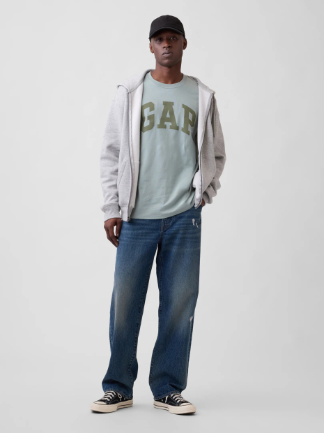 Футболка мужская GAP с логотипом 1159864511 (Зеленый L)