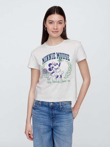 Женская футболка Disney Minnie Mouse GAP 1159864563 (Серый XXL)