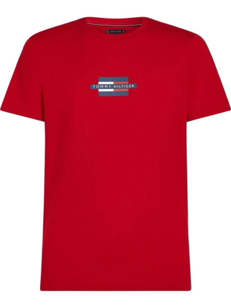 Чоловічі футболки Tommy Hilfiger з логотипом 1159864707 (Червоний S)