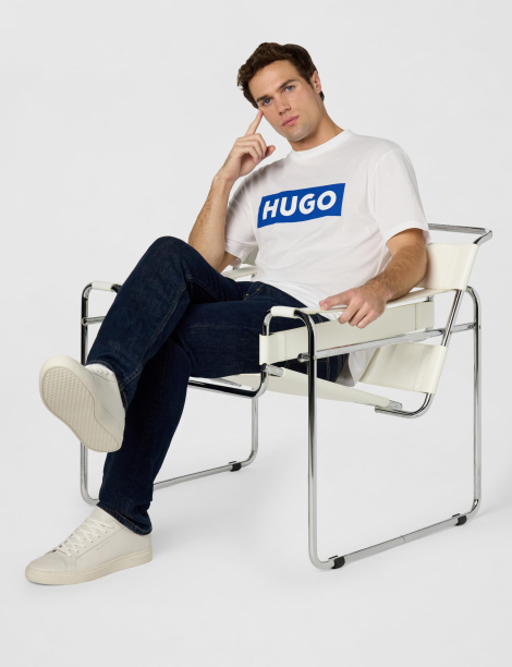 Мужская футболка HUGO by Hugo Boss 1159864760 (Белый L)