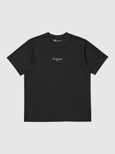 Футболка Elliott Erwitt UT Graphic UNIQLO с принтом 1159865341 (Черный M)