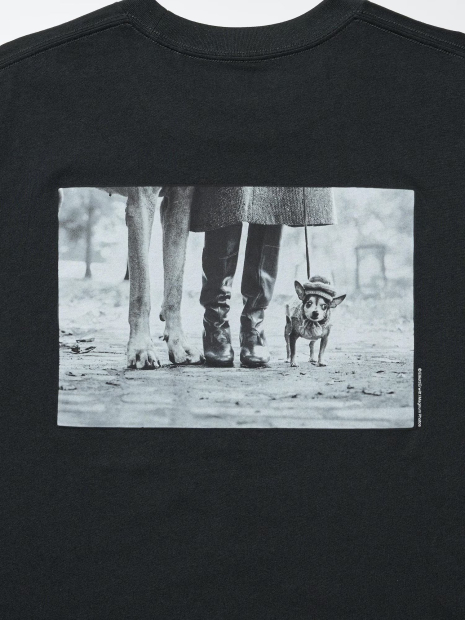 Футболка Elliott Erwitt UT Graphic UNIQLO с принтом 1159865341 (Черный M)