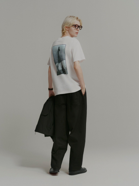 Футболка Elliott Erwitt UT Graphic UNIQLO с принтом 1159865373 (Белый M)