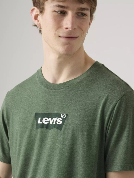 Футболка чоловіча Levi's вінтажна з логотипом 1159865499 (Зелений L)