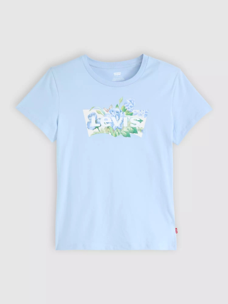 Жіноча футболка Levi's з коротким рукавом 1159865430 (Блакитний S)