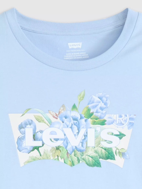 Жіноча футболка Levi's з коротким рукавом 1159865430 (Блакитний S)