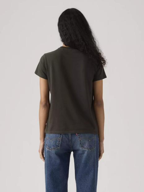 Жіноча футболка Levi's з логотипом та принтом 1159865452 (Чорний XS)