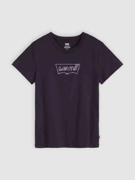 Жіноча футболка з логотипом Levi's зі страз 1159865464 (Синій S)