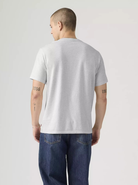 Футболка чоловіча Levi's з принтом 1159865473 (Сірий XL)