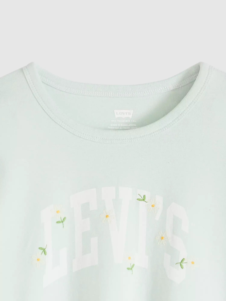 Жіноча футболка з логотипом Levi's 1159865497 (Блакитний S)