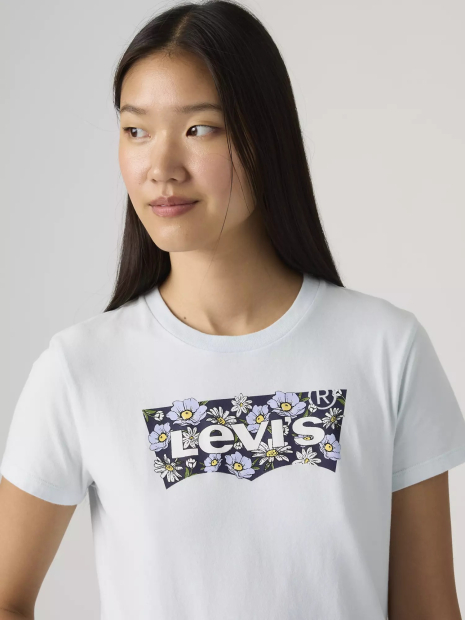 Жіноча футболка Levi's 1159865547 (Блакитний XL)