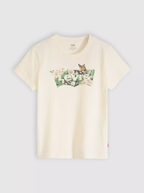 Женская футболка Levi's 1159865562 (Молочный L)