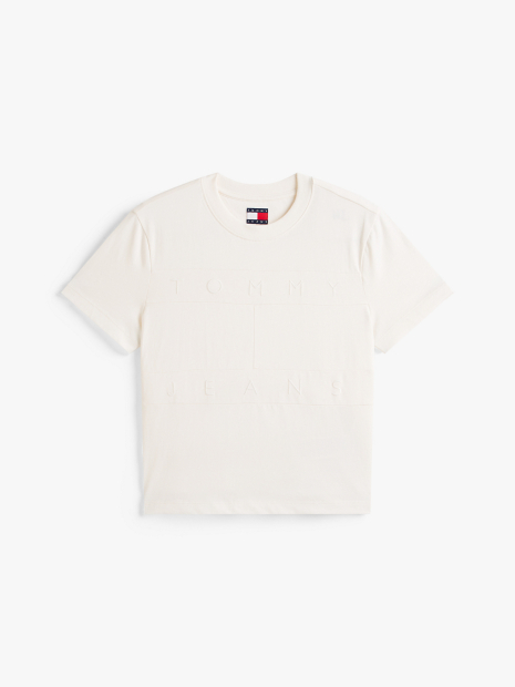 Женская футболка Tommy Hilfiger с логотипом 1159865579 (Молочный XL)