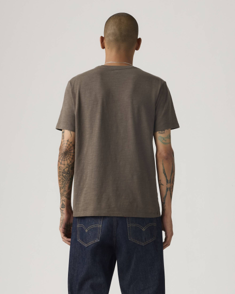Чоловічі футболки з кишенею Levi's 1159865602 (Коричневий L)