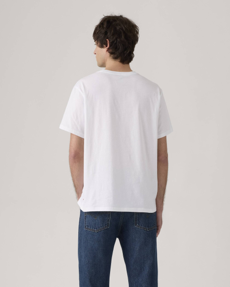 Мужская футболка Levi's с принтом 1159865610 (Белый L)