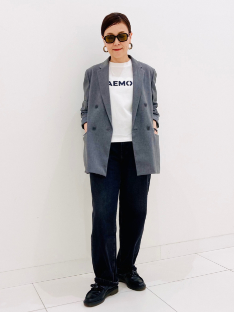 Укороченная футболка UNIQLO с принтом 1159870267 (Белый XL)