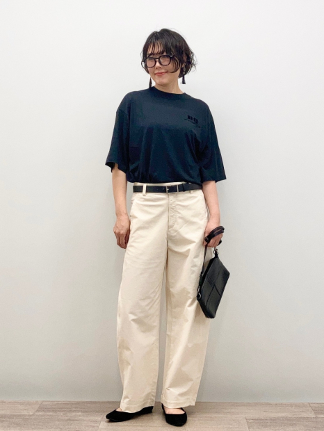 Укороченная лёгкая футболка UNIQLO 1159874175 (Черный XS)