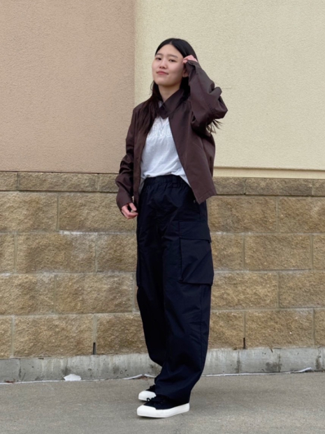Укороченная лёгкая футболка UNIQLO с принтом 1159876638 (Белый XL)