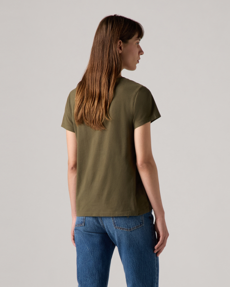 Женская футболка Levi's с логотипом 1159927614 (Зеленый XS)