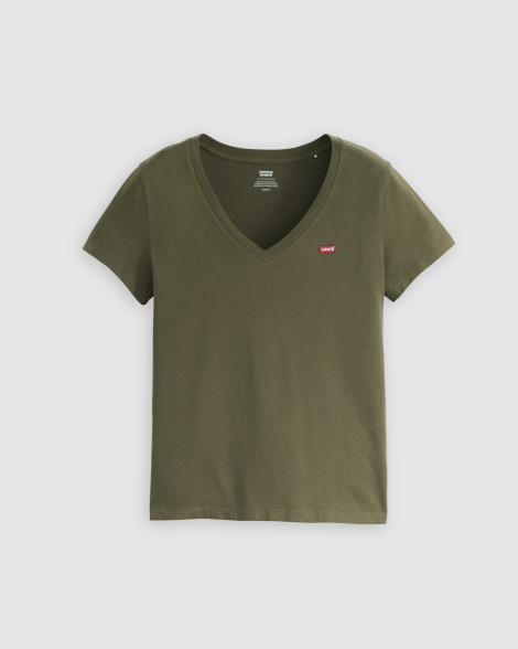 Женская футболка Levi's с логотипом 1159927614 (Зеленый XS)