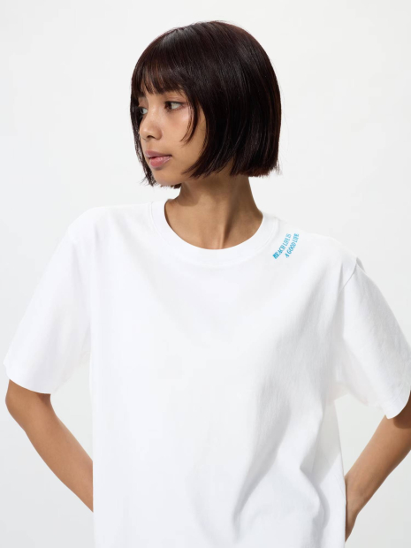 Футболка Disney UNIQLO с принтом Lilo & Stitch 1159957568 (Белый S)
