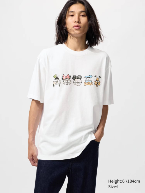 Футболка Disney UNIQLO 1159958761 (Білий XL)