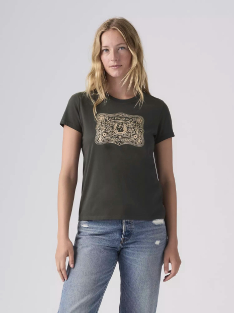 Женская футболка Levi's 1159962389 (Серый M)