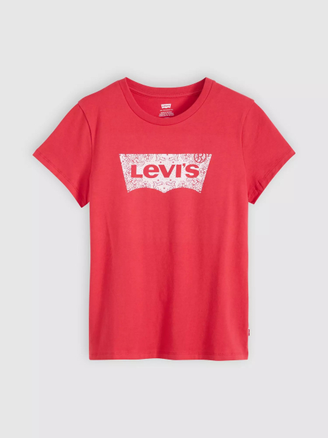 Женская футболка Levi's 1159982556 (Красный M)