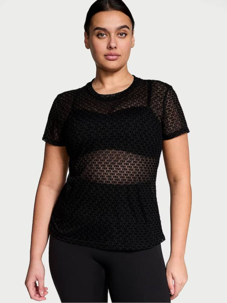 Жіноча футболка Victoria's Secret VSX 1160056580 (Чорний XS)