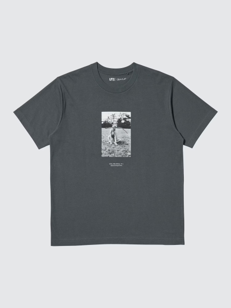 Футболка UNIQLO з принтом Elliott Erwitt UT 1160066354 (Сірий 3XL)