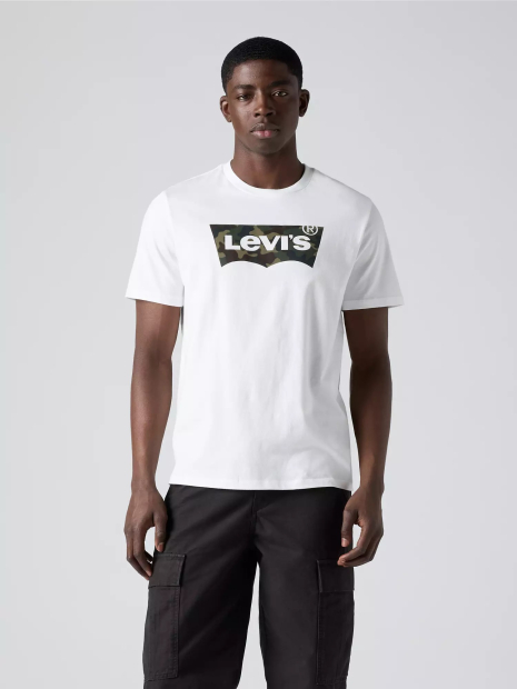 Футболка чоловіча Levi's з логотипом 1160093879 (Білий M)