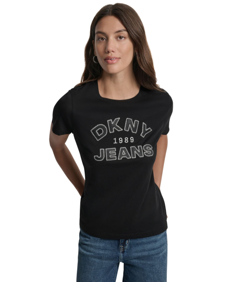 Футболка DKNY з логотипом 1160106314 (Чорний S)