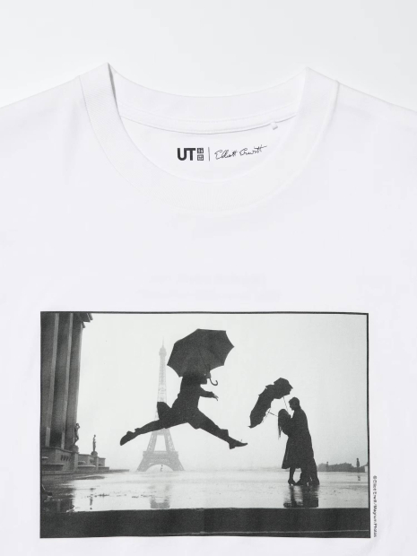Футболка Elliott Erwitt UT Graphic UNIQLO з принтом 1160213498 (Білий M)