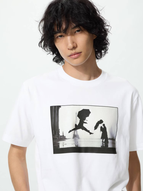 Футболка Elliott Erwitt UT Graphic UNIQLO з принтом 1160213498 (Білий M)