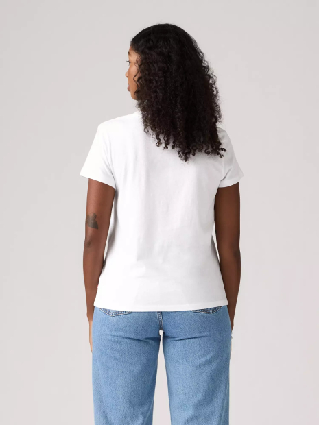 Женская футболка Levi's с логотипом из страз 1160263079 (Белый XL)