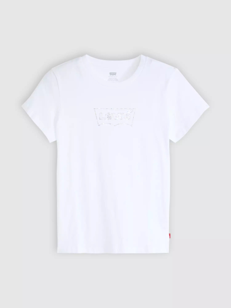 Женская футболка Levi's с логотипом из страз 1160262070 (Белый XXL)