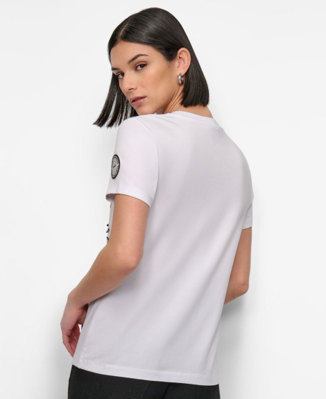 Футболка DKNY с нашивками 1160292974 (Белый XS)